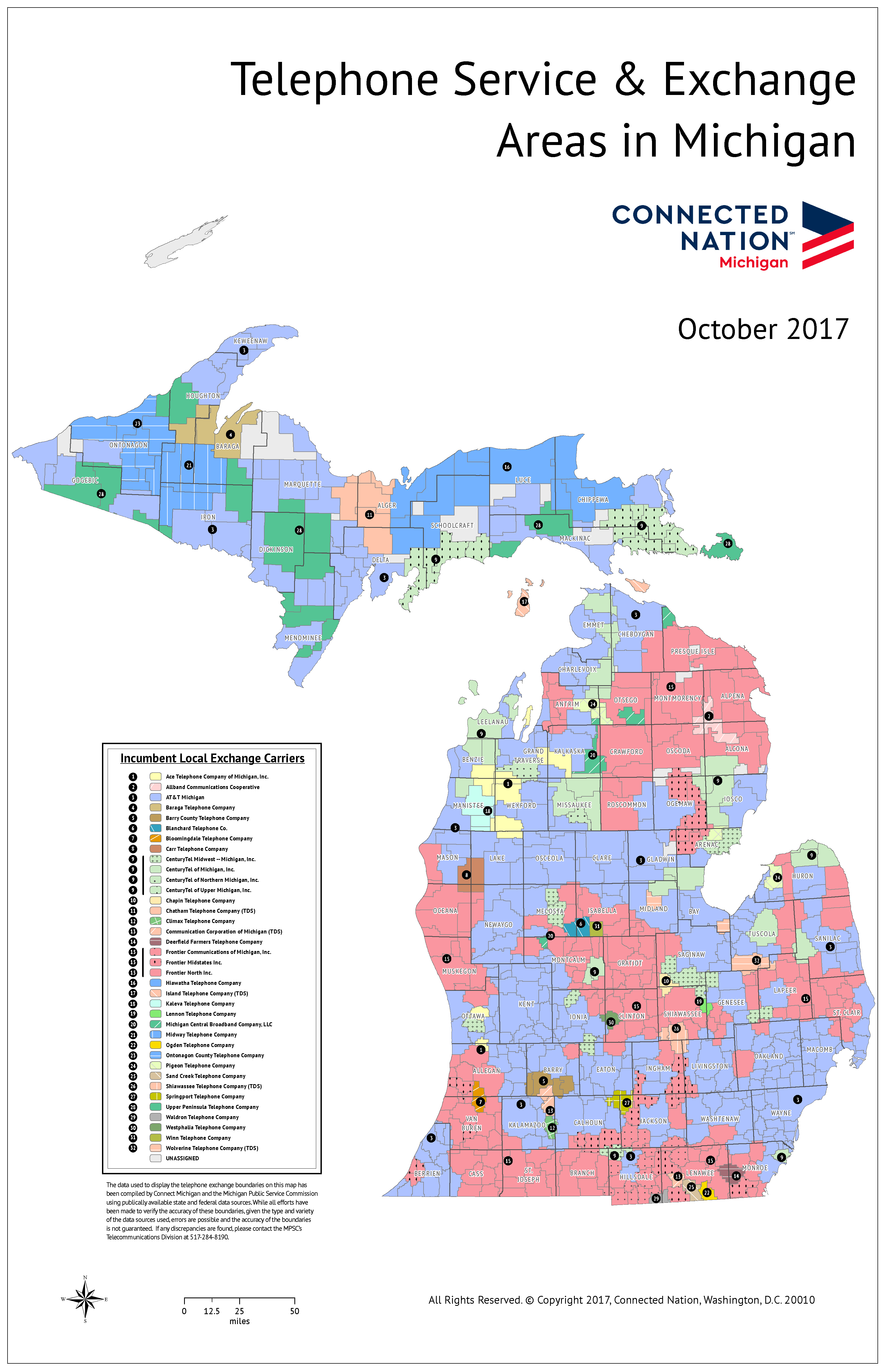 Michigan Broadband State Maps | Connected Nation